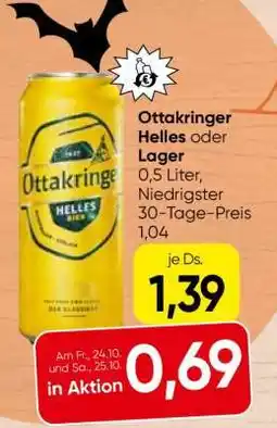 Spar Ottakringer Helles oder Lager Angebot