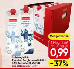 Spar SalzburgMilch Premium Bergbauern H-Milch Angebot