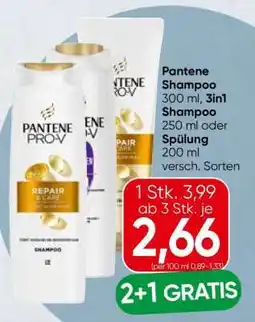Spar Pantene Shampoo Angebot