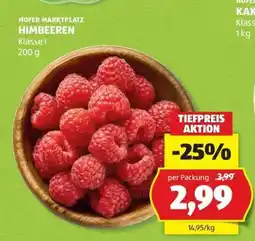 Hofer HIMBEEREN Angebot