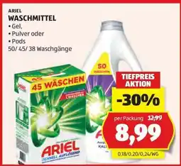 Hofer Ariel Waschmittel Angebot