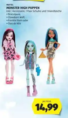 Hofer MONSTER HIGH PUPPEN Angebot