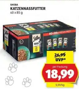 Hofer SHEBA KATZENNASSFUTTER Angebot