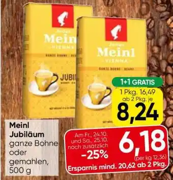 Eurospar Meinl Jubiläum Angebot