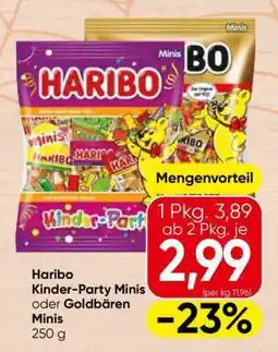 Eurospar Haribo Kinder-Party Minis oder Goldbären Minis Angebot