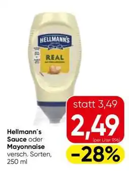 Eurospar Hellmann's Sauce oder Mayonnaise Angebot