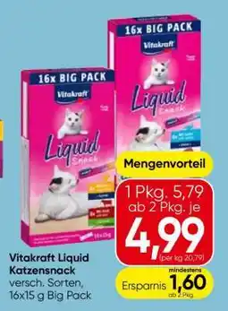Eurospar Vitakraft Liquid Katzensnack Angebot