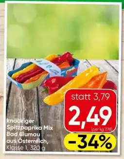 Eurospar knackiger Spitzpaprika Mix Angebot