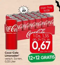 Eurospar Coca Cola Limonaden Angebot
