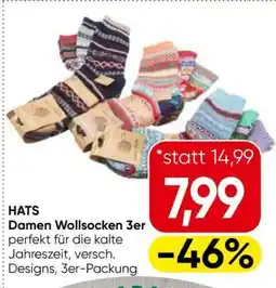 Eurospar Damen Wollsocken 3er Angebot