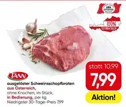 Eurospar ausgelöster Schweinsschopfbraten Angebot