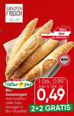 Eurospar Bio-Salzstangerl Angebot