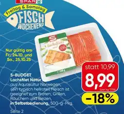 Eurospar S-BUDGET Lachsfilet natur Angebot