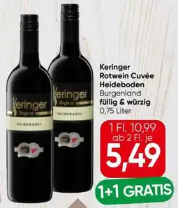 Eurospar Keringer Rotwein Cuveé Heideboden Angebot