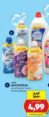 Hofer Lenor Weichspüler Angebot