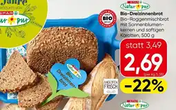 Spar Bio-Dreizinnenbrot Angebot