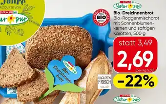 Spar Bio-Dreizinnenbrot Angebot