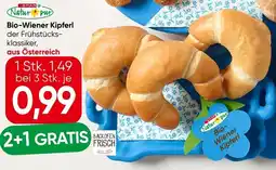 Spar Natur pur Bio-Wiener Kipferl Angebot