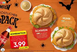 Spar Schnitzelsemmel & coca-cola, fanta, sprite oder mezzo mix Angebot