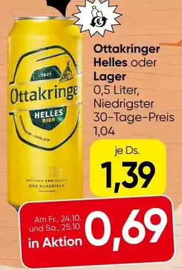 Spar Ottakringer Helles oder Lager Angebot