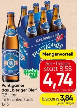 Spar Puntigamer das,,bierigem Bier Angebot