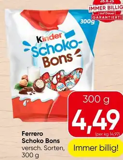 Spar Ferrero Schoko Bons Angebot