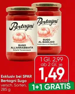 Spar Exklusiv bei SPAR Bertagni Sugo Angebot