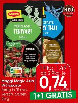 Spar Maggi Magic Asia Würzpaste Angebot