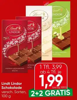 Spar Lindt Lindor Schokolade Angebot