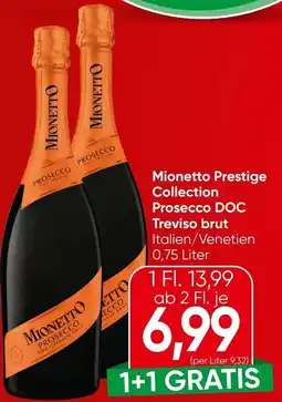 Spar Mionetto Prestige Collection Prosecco DOC Treviso brut Angebot