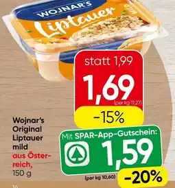 Spar Wojnar's Original Liptauer mild Angebot