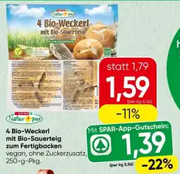 Spar 4 Bio-Weckerl mit Bio-Sauerteig zum Fertigbacken Angebot
