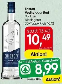 Spar Eristoff Vodka oder Red Angebot