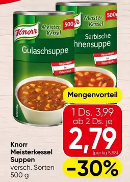 Spar Knorr Meisterkessel Suppen Angebot
