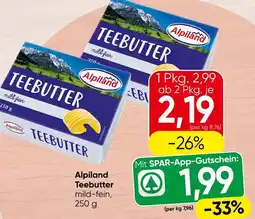 Spar Alpiland TEEBUTTER Angebot