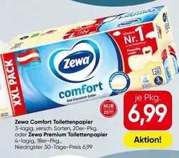 Spar Zewa Comfort Toilettenpapier Angebot