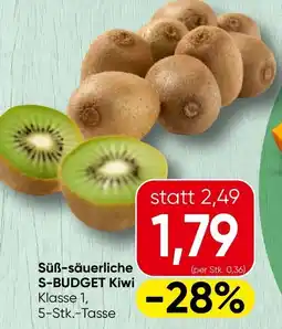 Spar Süß-säuerliche S-BUDGET Kiwi Angebot