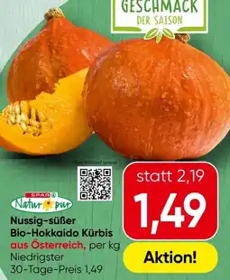 Spar Nussig-süßer Bio-Hokkaido Kürbis Angebot
