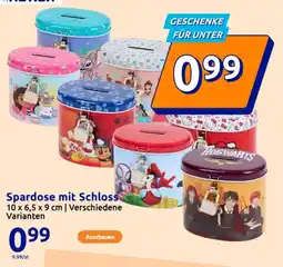 Action Spardose mit Schloss Angebot