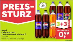 ADEG Pepsi Original, Zero, Zero Lemon od. Mirinda Angebot