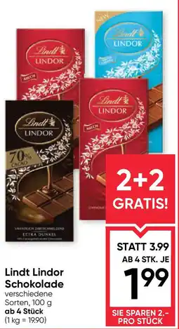 Maximarkt Lindt Lindor Schokolade Angebot