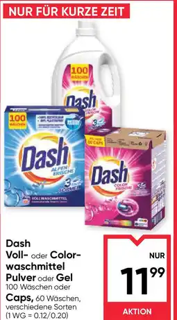 Maximarkt Dash Voll- oder Color- waschmittel Pulver oder Gel Angebot