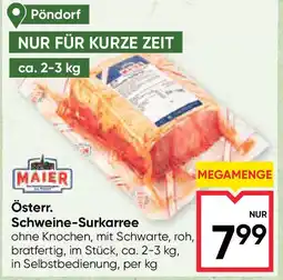 Maximarkt Österr. Schweine-Surkarree Angebot