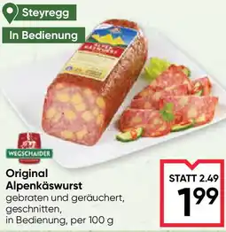 Maximarkt Original Alpenkäswurst Angebot