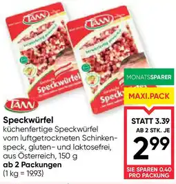 Maximarkt Speckwürfel Angebot