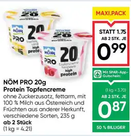 Maximarkt NÖM PRO 20g Protein Topfencreme Angebot