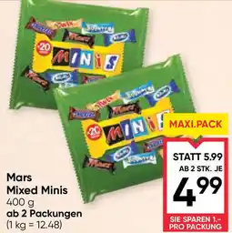 Maximarkt Mars Mixed Minis Angebot