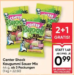 Maximarkt Center Shock Kaugummi Sauer Mix Angebot