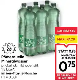 Maximarkt Römerquelle Mineralwasser Angebot