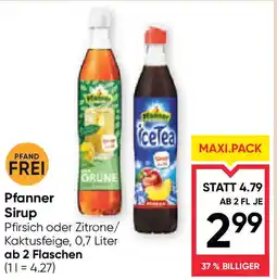 Maximarkt Pfanner Sirup Angebot